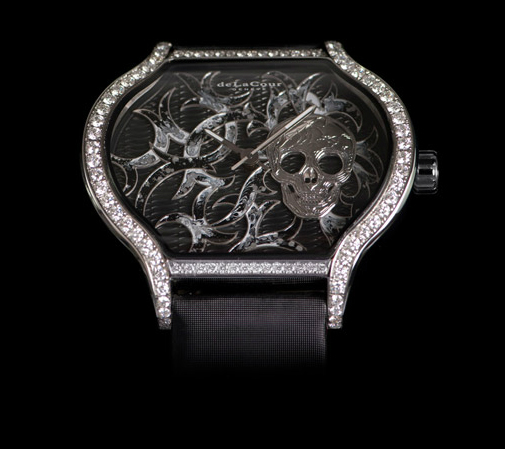 Replica DeLaCour City Medium Skull Replica Watch